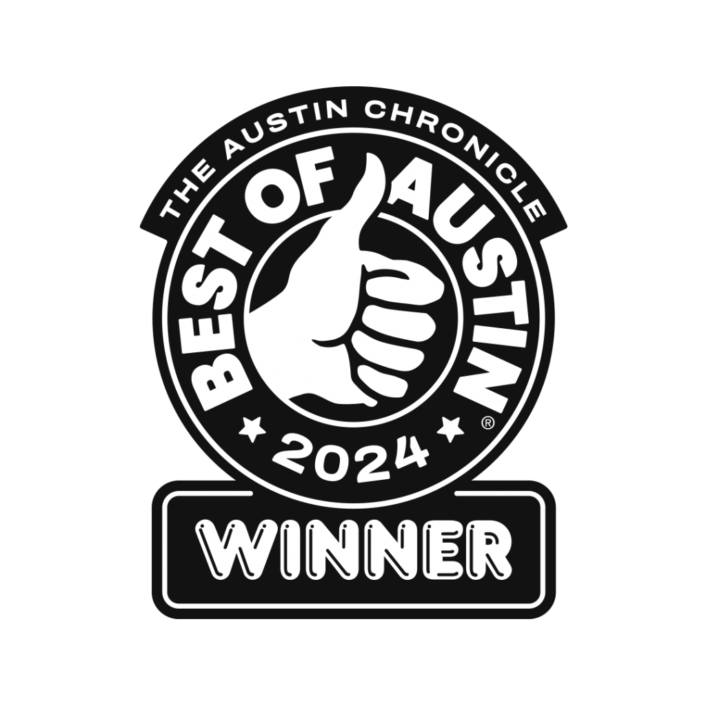 Austin Chronicle Best of 2024 Winner award